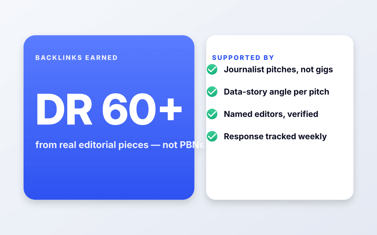 Digital PR that earns real backlinks.