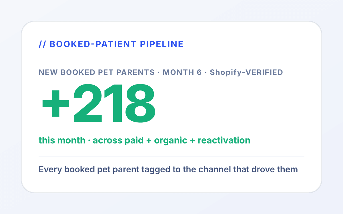Pet retainer subscription-retention mockup showing month 3 to month 12 retention curve compared to category average.