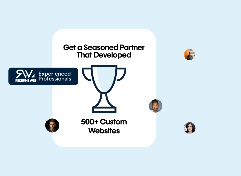 Custom web development services offered