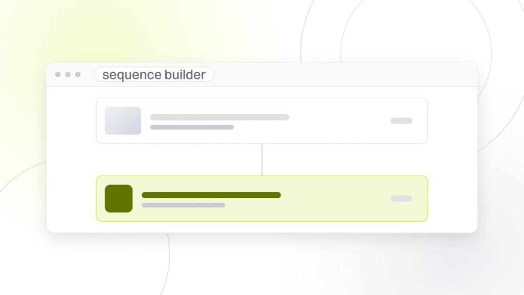 Email Marketing for Chiropractors. A sequence builder window showing the step cards of an email flow with the waits drawn between them, the second step live.