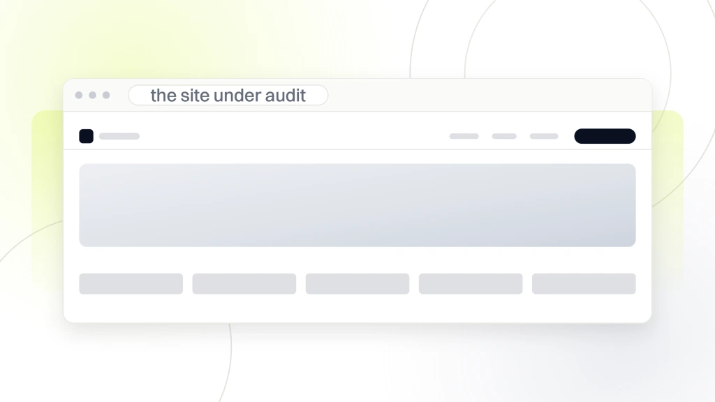 How to perform a website audit. A browser window holding the site behind a phone build of the same page, so the desktop layout and the handset layout of one design can be read together.