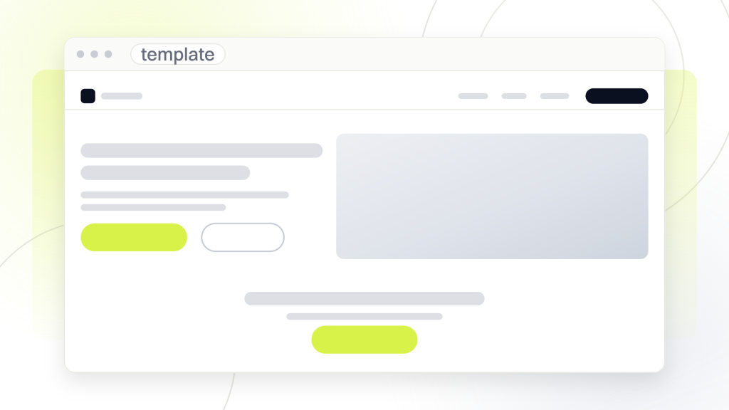 SEO friendly web design. A browser window holding the template with a phone build of the same page standing in front of it, the version that is actually indexed.