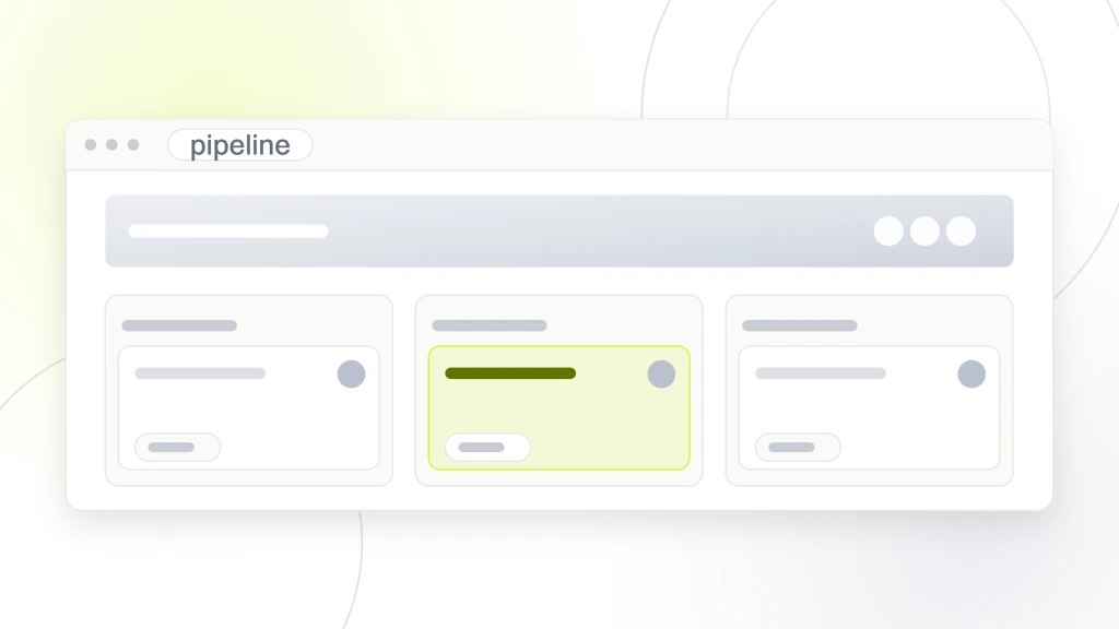 A pipeline board with three stage columns named meetings booked, opportunities and closed revenue, each holding deal cards, one card in the middle column marked as the one being worked, from a guide to best B2B PPC Agencies.