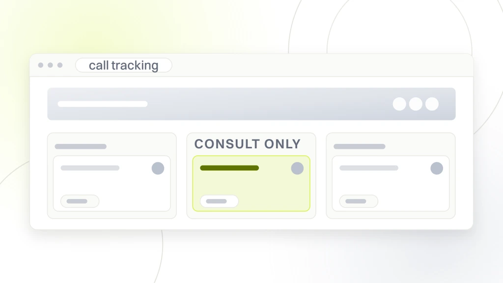 Dental DSO Marketing Agency. A pipeline board window with three stage columns named inbound calls, consult only and booked patients, each holding deal cards and the booked column drawn in green.