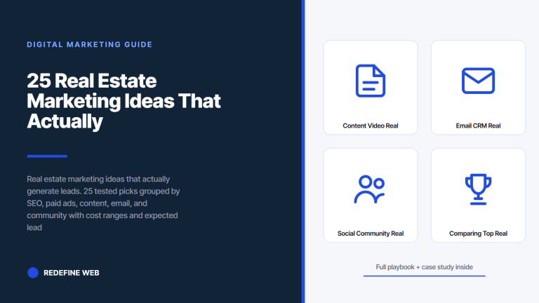 25 Real Estate Marketing Ideas That Actually Generate Leads