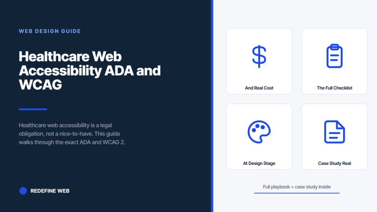 Healthcare Web Accessibility ADA and WCAG Requirements With a Checklist