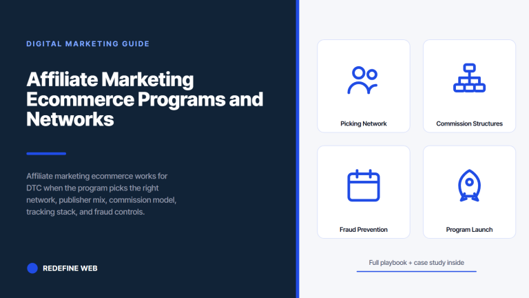 Affiliate Marketing Ecommerce Programs and Networks for DTC Brands