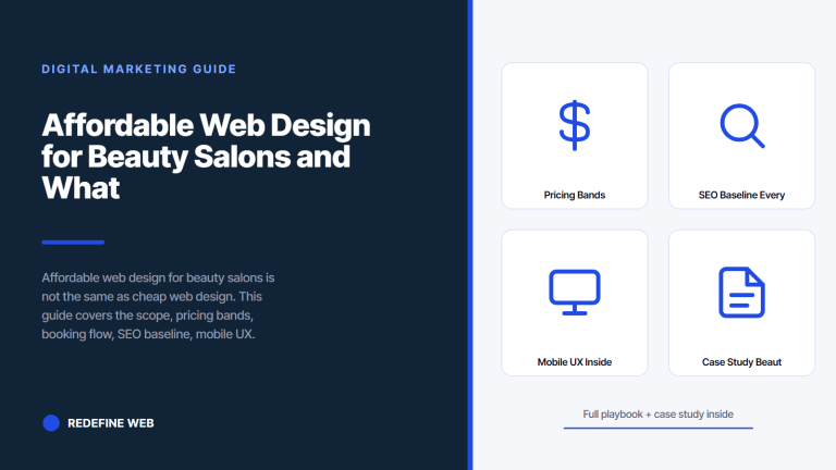 Affordable Web Design for Beauty Salons and What to Expect