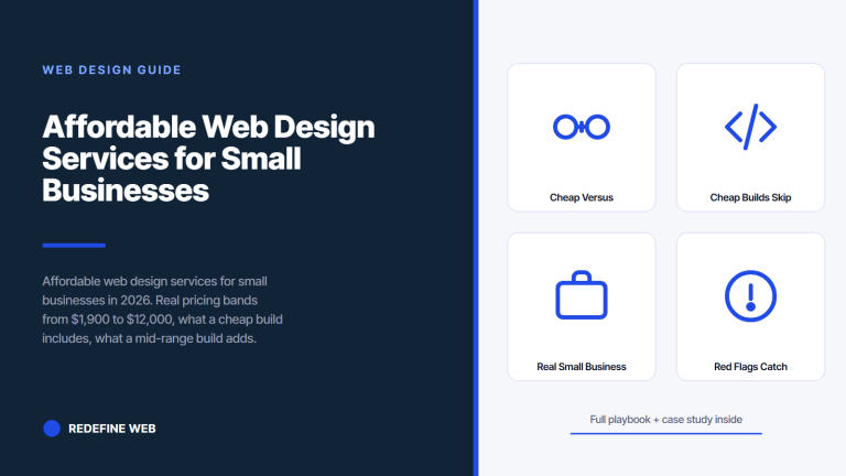 Affordable Web Design Services for Small Businesses That Actually Rank