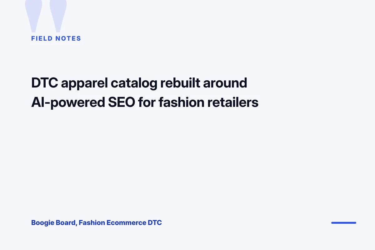 ai-powered seo for fashion retailers personalization diagram