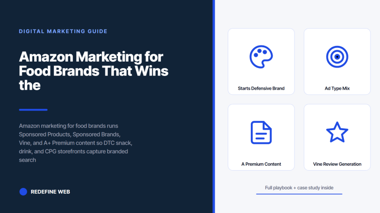 Amazon Marketing for Food Brands That Wins the Buy Box Daily