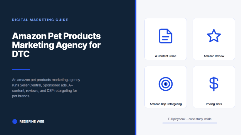 Amazon Pet Products Marketing Agency for DTC Brands