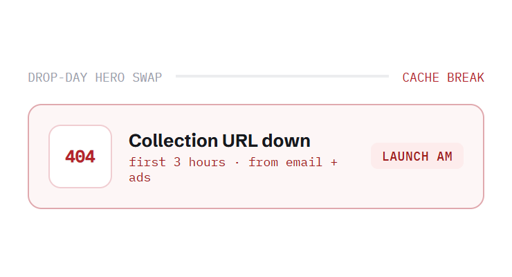 apparel fashion web design challenge card visualizing a common growth blocker