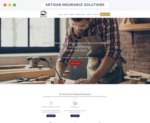 Artisan Insurance Solutions case study hero