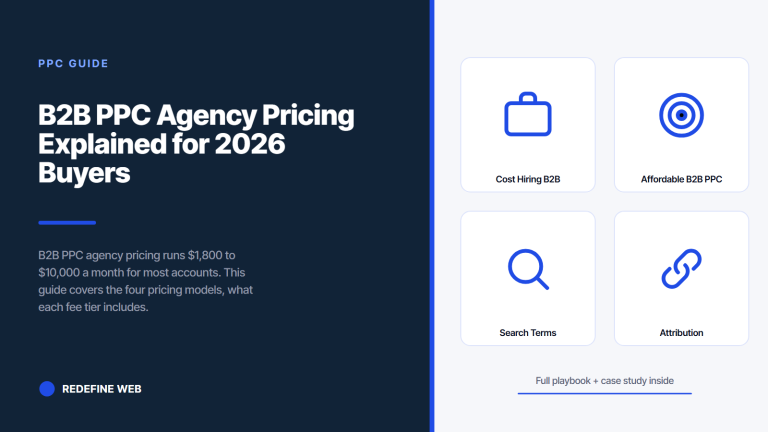 B2B PPC Agency Pricing Explained for 2026 Buyers