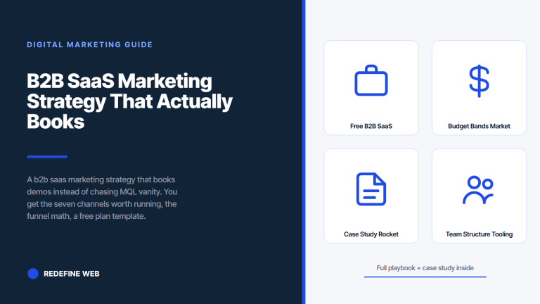 B2B SaaS Marketing Strategy That Actually Books Demos
