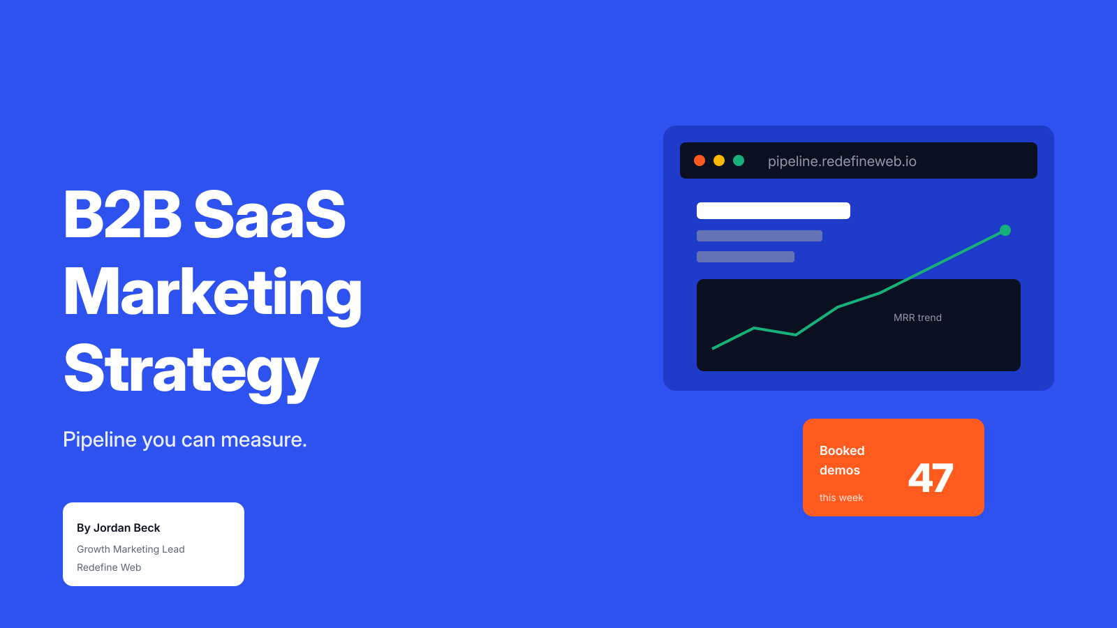 Build a B2B SaaS Marketing Strategy That Compounds Pipeline