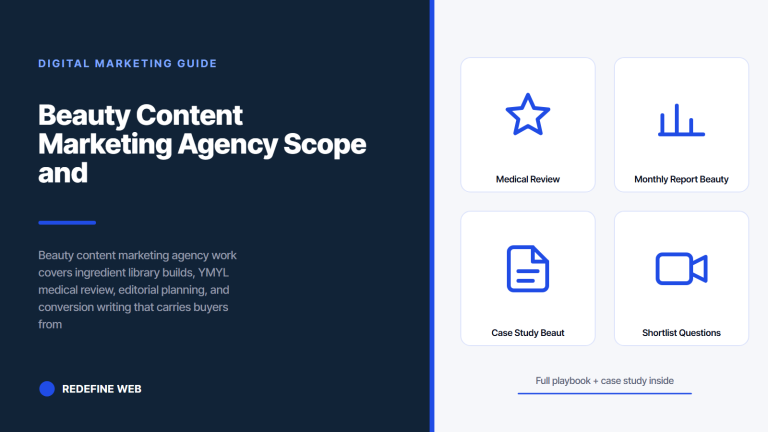 Beauty Content Marketing Agency Scope and Deliverables Guide