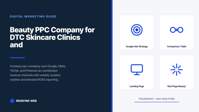 Beauty PPC Company for DTC Skincare Clinics and Salon Chains