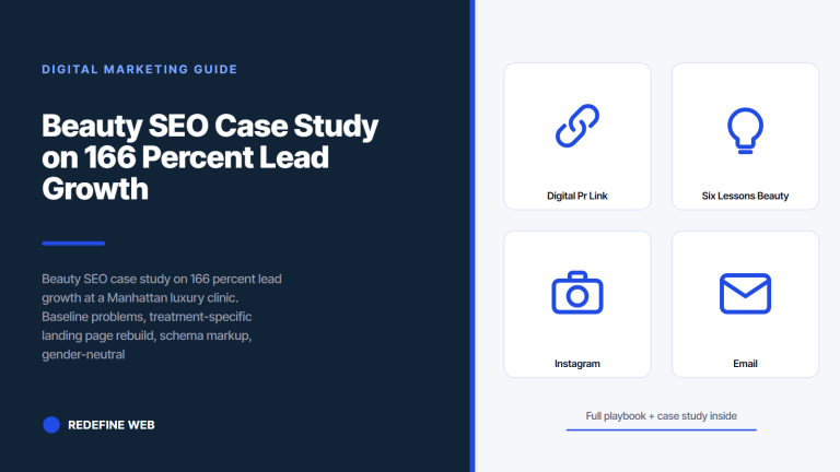Beauty SEO Case Study on 166 Percent Lead Growth at a Luxury Clinic