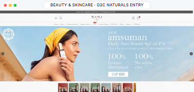 Beauty & Skincare · D2C Naturals · India Market Entry case study thumbnail