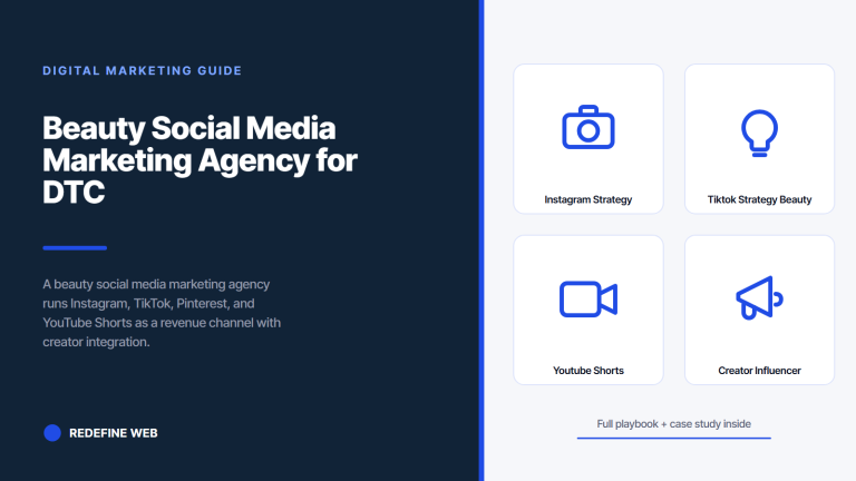 Beauty Social Media Marketing Agency for DTC Skincare and Clinics