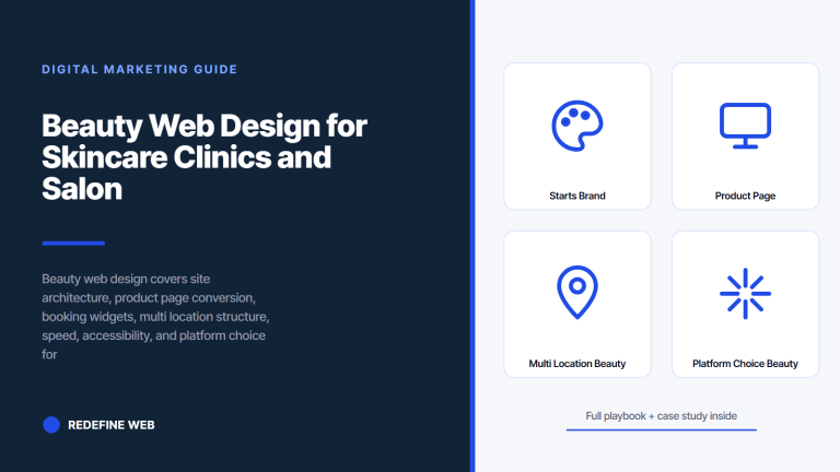 Beauty Web Design for Skincare Clinics and Salon Chains