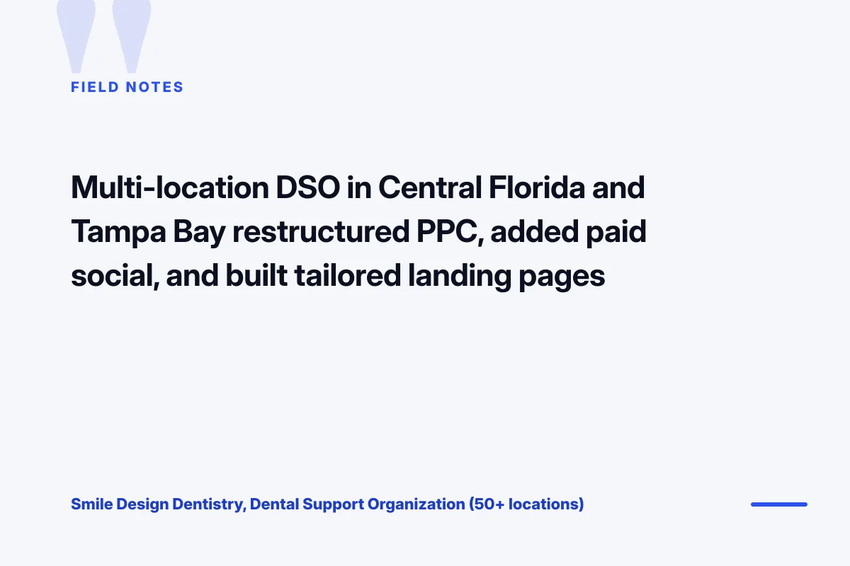 Smile Design Dentistry field notes on DSO associate growth path