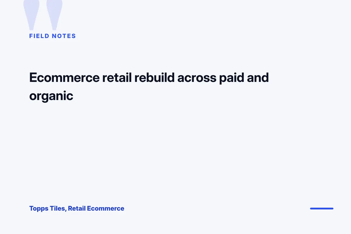 Topps Tiles best fashion web design retail case study