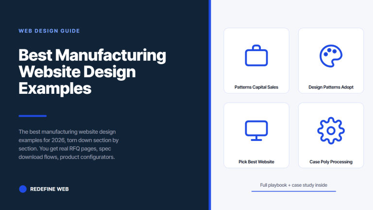 Best Manufacturing Website Design Examples and Inspiration for 2026