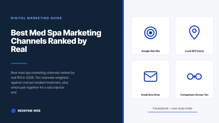 Best Med Spa Marketing Channels Ranked by Real ROI