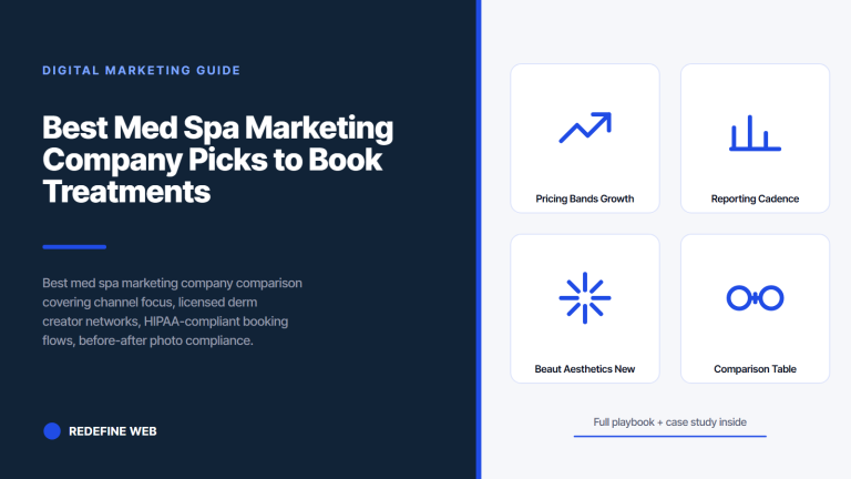 Best Med Spa Marketing Company Picks to Book Treatments