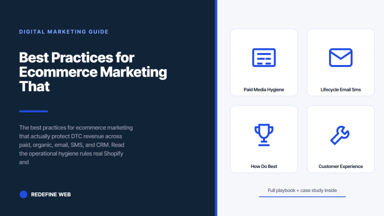 Best Practices for Ecommerce Marketing That Grow DTC Revenue
