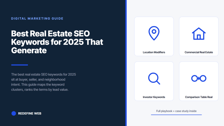 Best Real Estate SEO Keywords for 2025 That Generate Real Leads