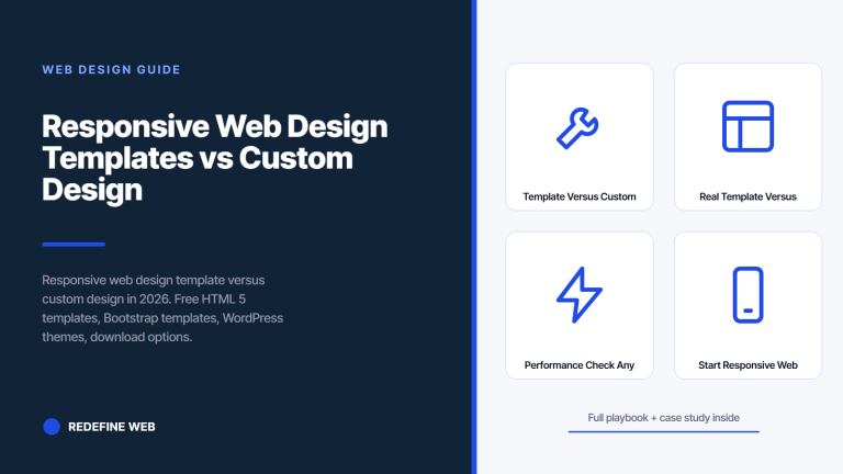 Responsive Web Design Templates vs Custom Design