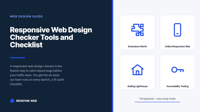 Responsive Web Design Checker Tools and Checklist 2026