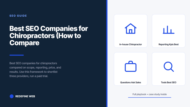 Best SEO Companies for Chiropractors (How to Compare Providers)