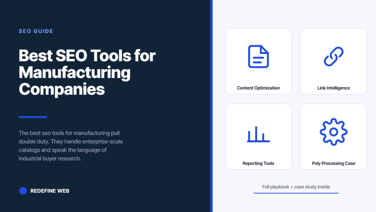 Best SEO Tools for Manufacturing Companies in 2026