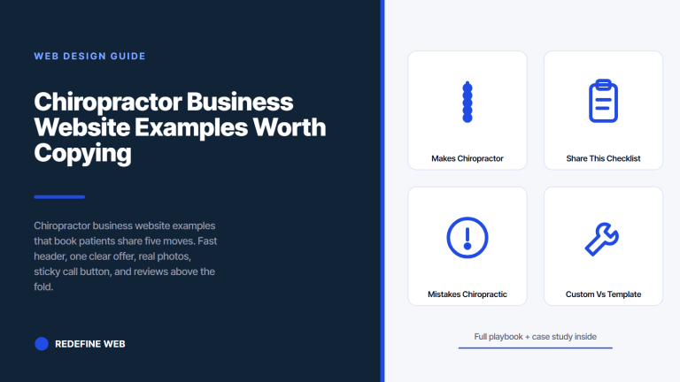 Chiropractor Business Website Examples Worth Copying