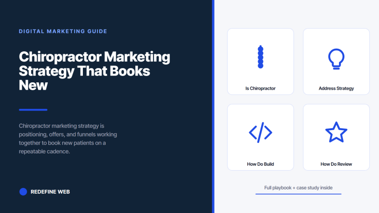 Chiropractor Marketing Strategy That Books New Patients