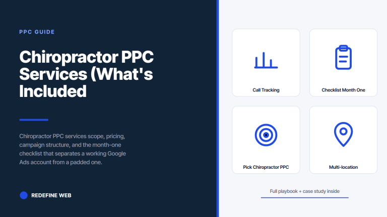 Chiropractor PPC Services (What’s Included + Checklist)