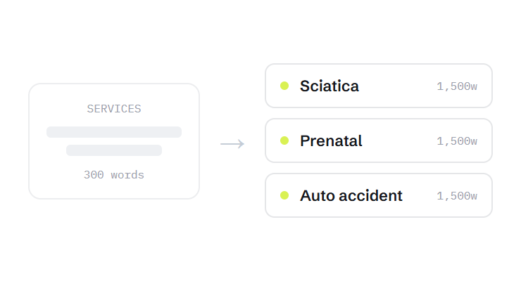 chiropractor SEO agency challenge card visualizing a common growth blocker
