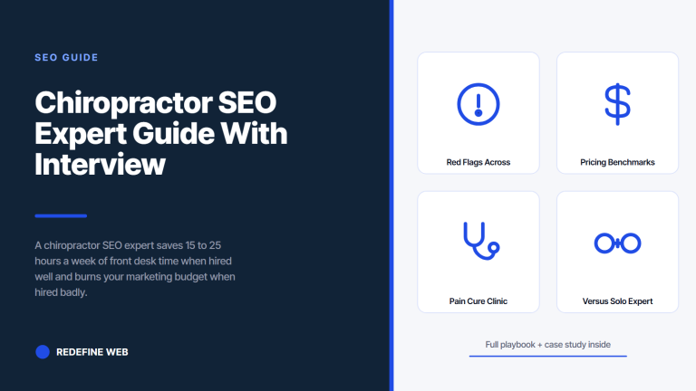 Chiropractor SEO Expert Guide With Interview Questions and KPIs