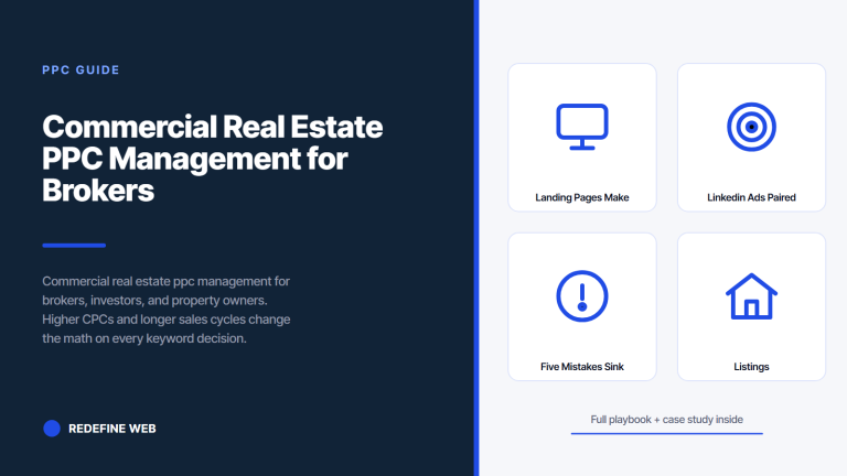 Commercial Real Estate PPC Management for Brokers and Investors