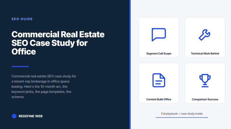 Commercial Real Estate SEO Case Study for Office Space Leasing