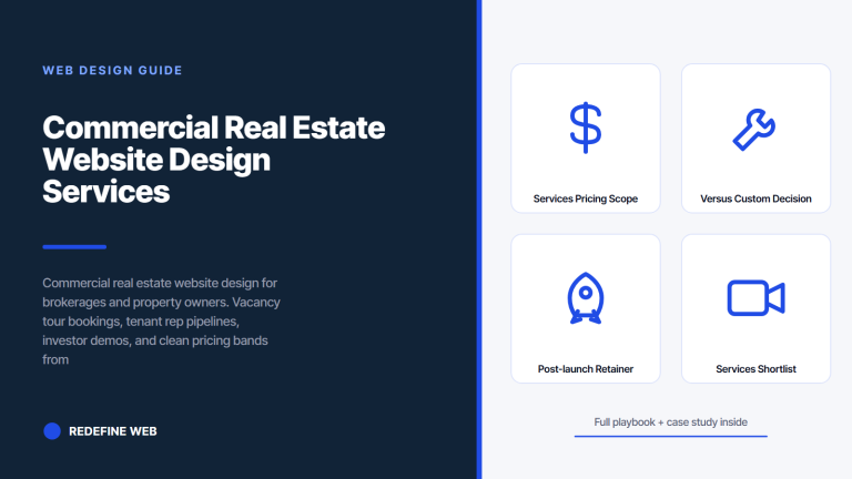 Commercial Real Estate Website Design Services That Book Vacancy Tours