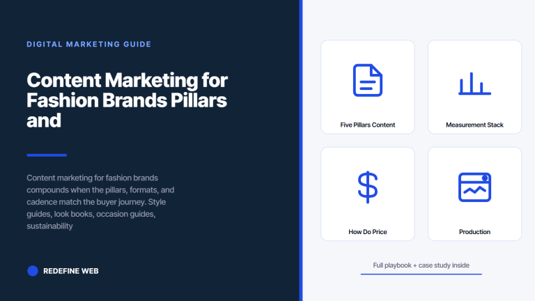 Content Marketing for Fashion Brands Pillars and Formats