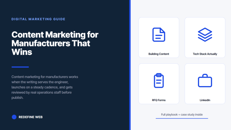 Content Marketing for Manufacturers That Wins RFQs