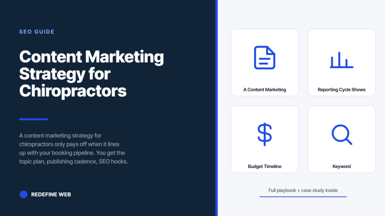 Content Marketing Strategy for Chiropractors That Books New Patients