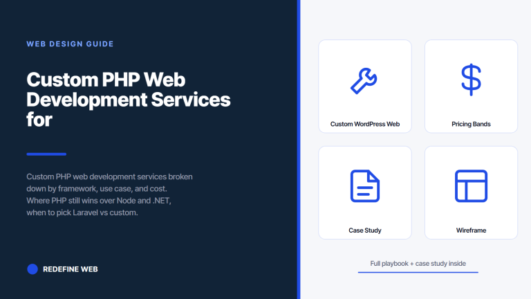 Custom PHP Web Development Services for Real Business Systems